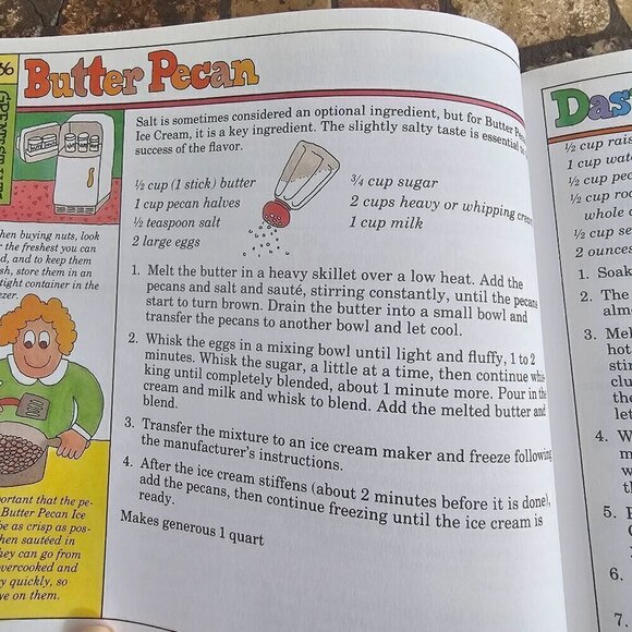 Ben & Jerry's Homemade Ice Cream & Dessert Book By Ben Cohen & Jerry Greenfield - Picture 5 of 6